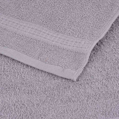 Asciugamani Doccia 2 pz Grigio 70x140 cm 360 g/m² 100% Cotone