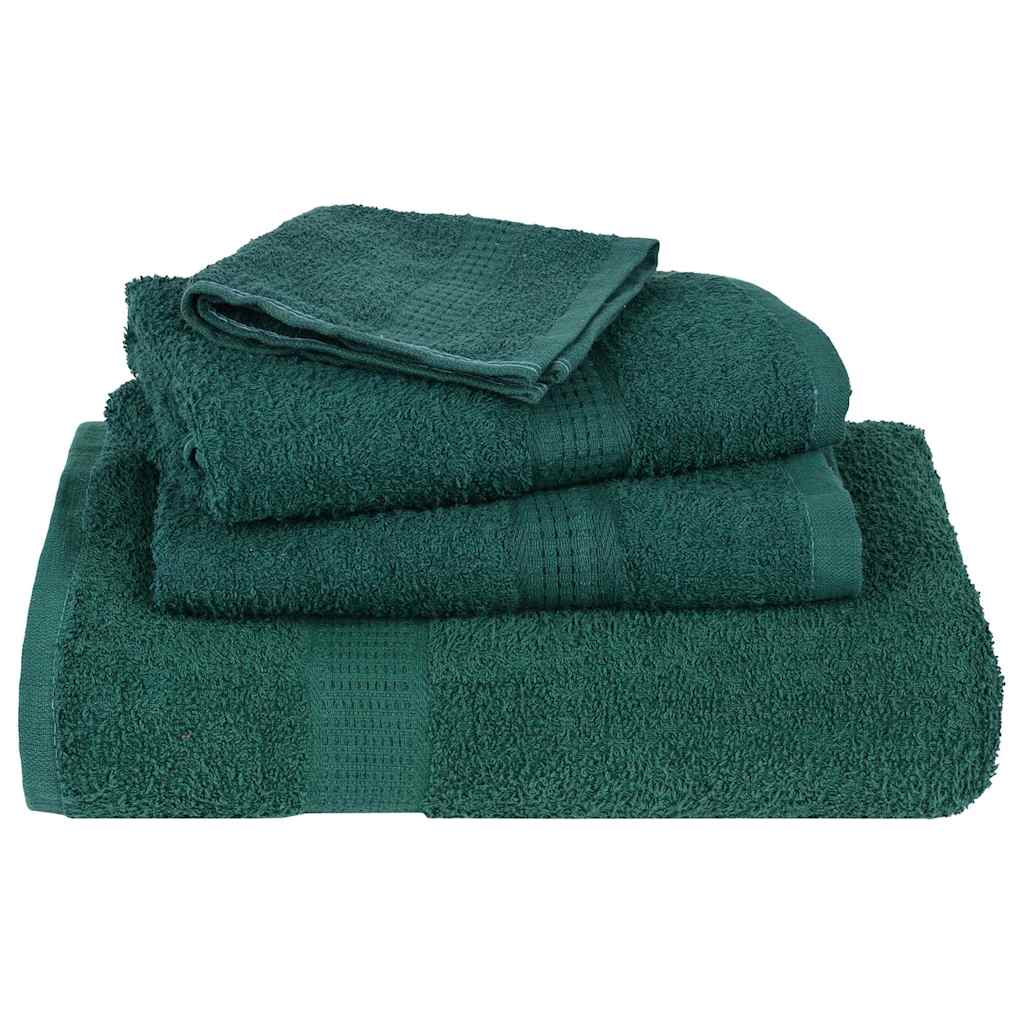 Asciugamani Ospiti 2 pz Verde 30x50 cm 360 g/m² 100% Cotone - homemem39