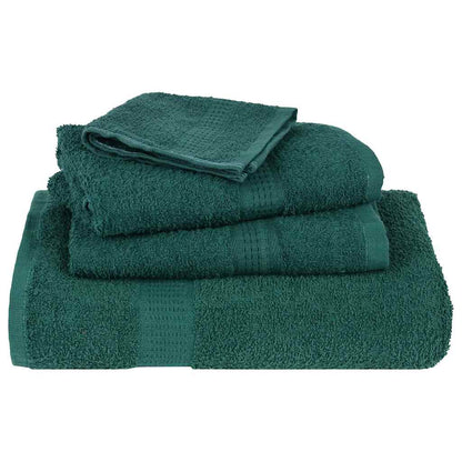 Asciugamani Doccia 2 pz Verde 70x140 cm 360 g/m² 100% Cotone - homemem39