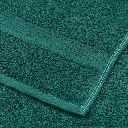 Asciugamani Doccia 2 pz Verde 70x140 cm 360 g/m² 100% Cotone