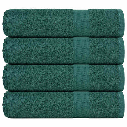 Asciugamani Doccia 4 pz Verde 70x140 cm 360 g/m² 100% Cotone - homemem39