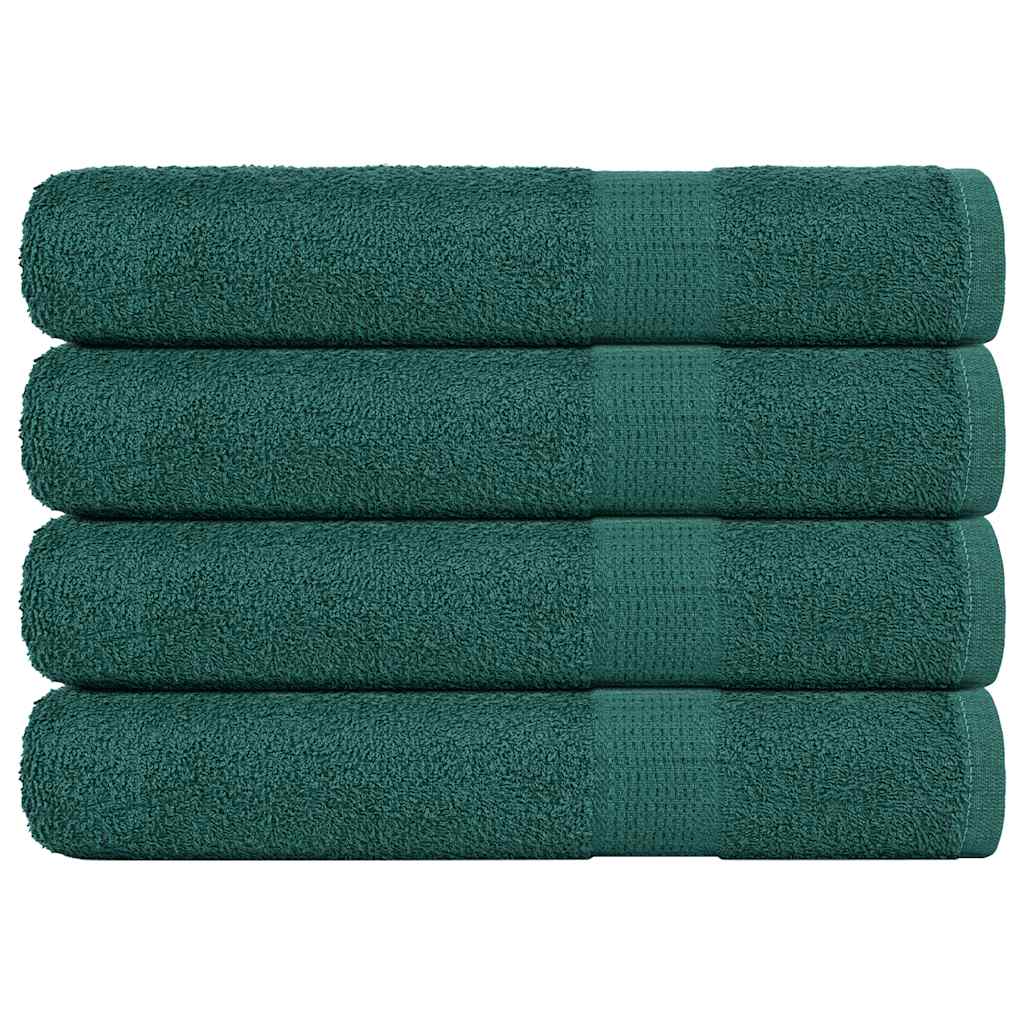 Asciugamani 4 pz Verde 100x200 cm 360 g/m² 100% Cotone - homemem39