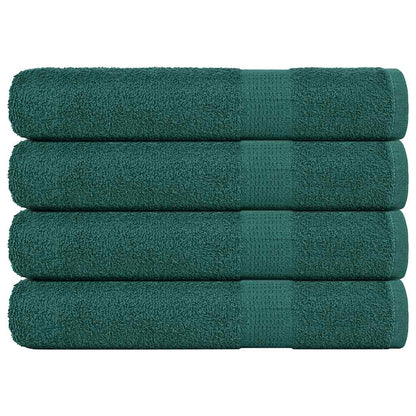 Asciugamani 4 pz Verde 100x200 cm 360 g/m² 100% Cotone - homemem39