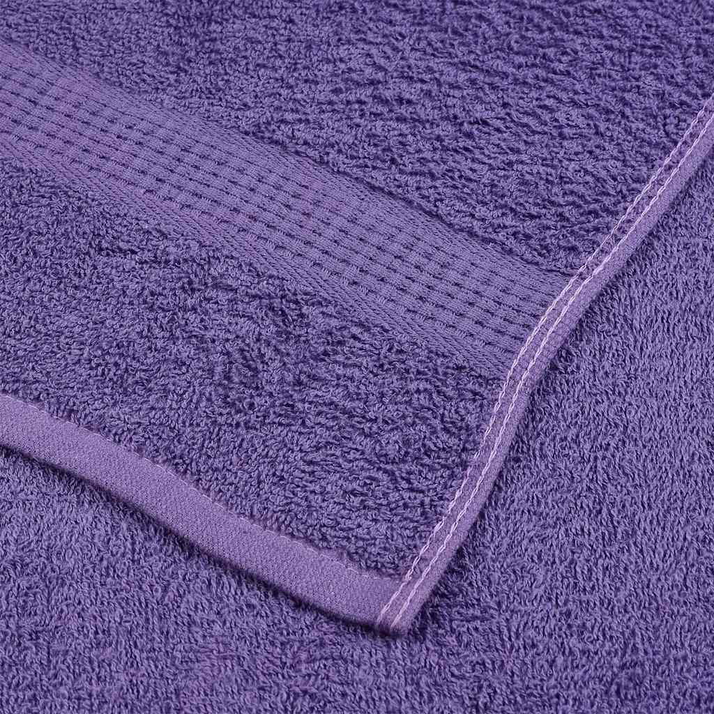 Asciugamani per Sapone 2 pz Viola 30x30cm 360g/m² 100% Cotone