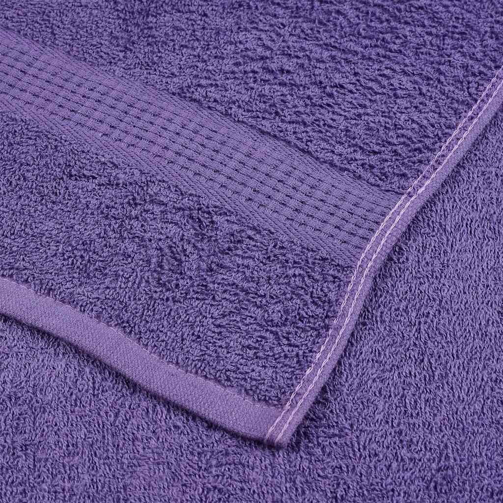 Asciugamani per Sapone 10 pz Viola 30x30cm 360g/m² 100% Cotone - homemem39