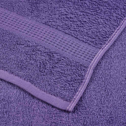 Asciugamani Ospiti 10 pz Viola 30x50 cm 360 g/m² 100% Cotone