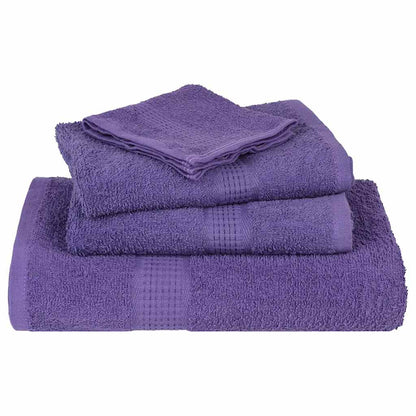 Asciugamani 2 pz Viola 50x100 cm 360 g/m² 100% Cotone