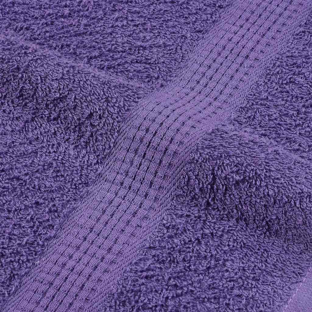 Asciugamani 10 pz Viola 50x100 cm 360 g/m² 100% Cotone - homemem39