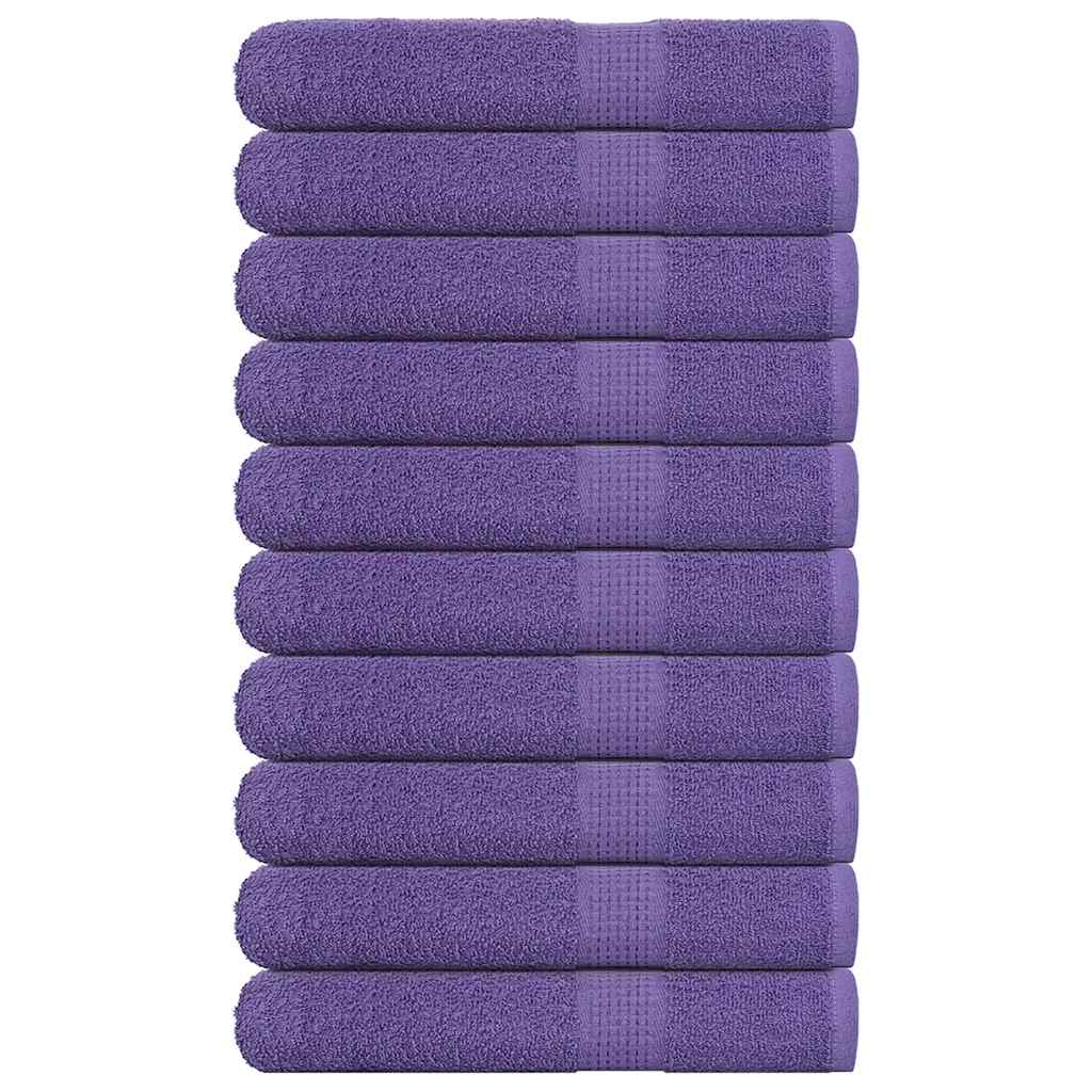 Asciugamani per Sauna 10 pz Viola 80x200cm 360g/m² 100% Cotone - homemem39