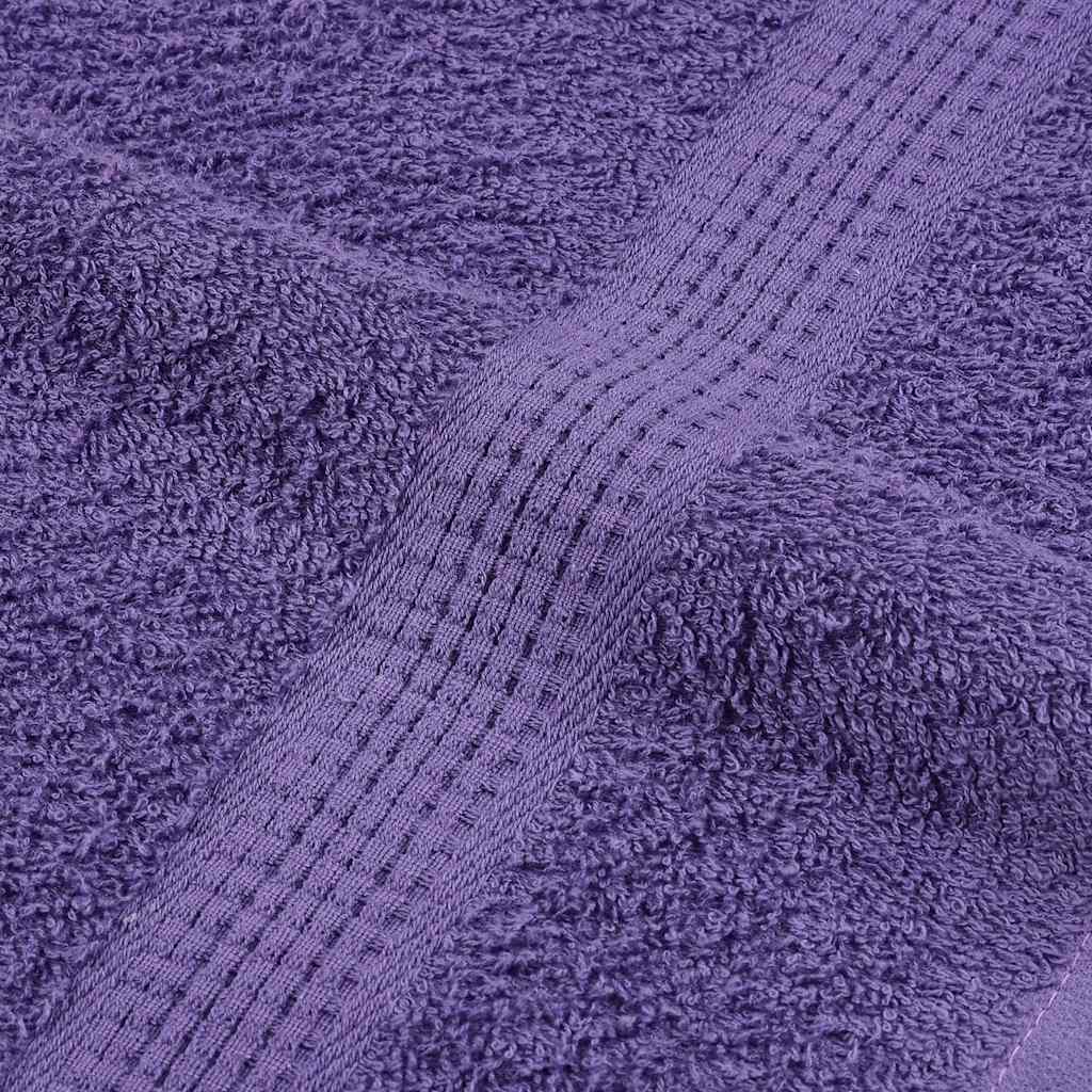 Asciugamani 2 pz Viola 100x200 cm 360 g/m² 100% Cotone