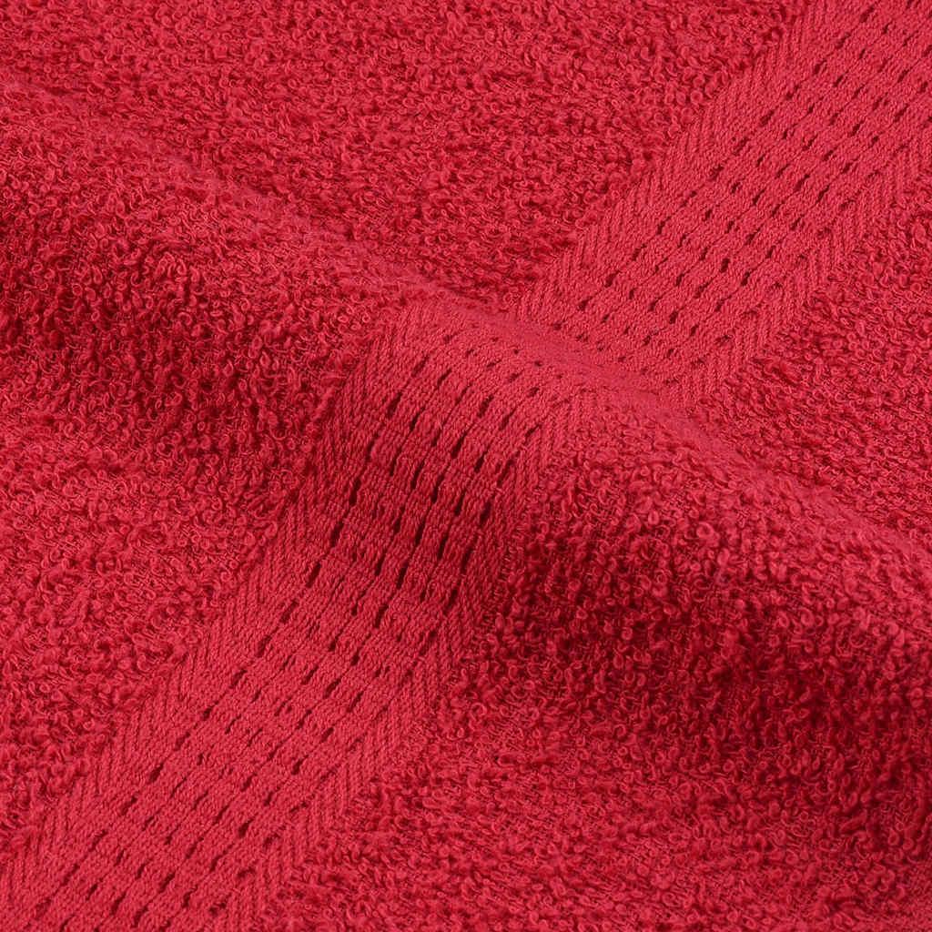 Asciugamani Doccia 4 pz Rossi 70x140 cm 360 g/m² 100% Cotone - homemem39