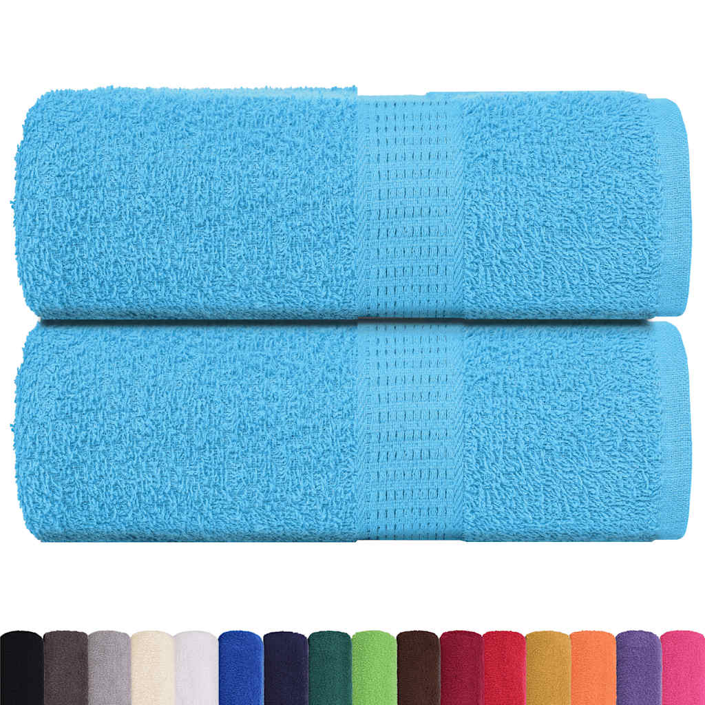 Asciugamani Sapone 2 pz Turchesi 30x30 cm 360 g/m² 100% Cotone - homemem39