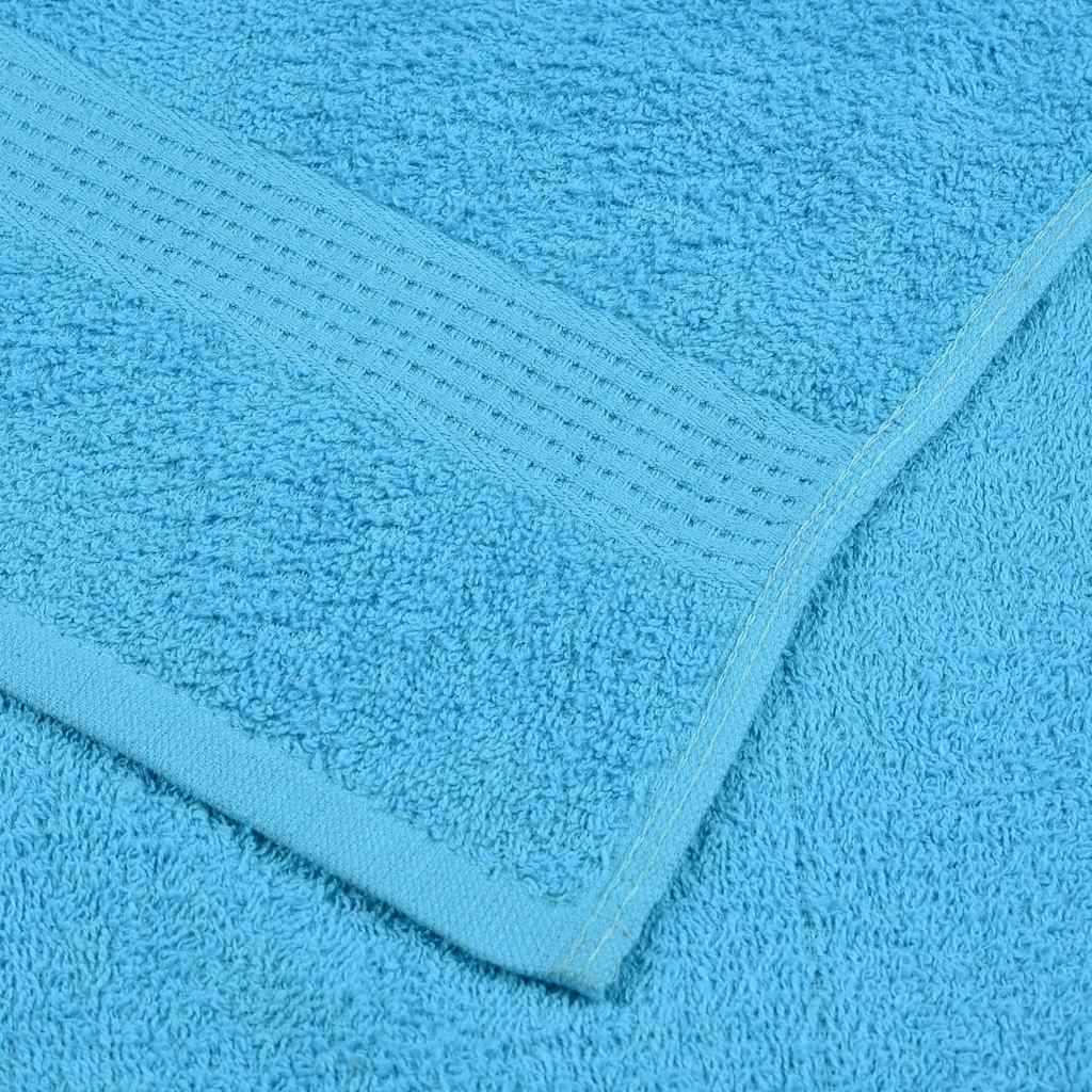 Asciugamani 2 pz Turchesi 100x200 cm 360 g/m² 100% Cotone