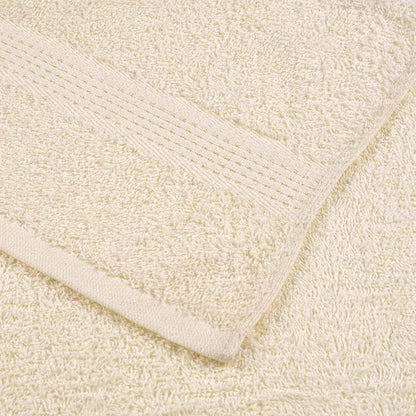 Asciugamani per Sapone 2 pz Crema 30x30 cm 360 g/m² 100% Cotone