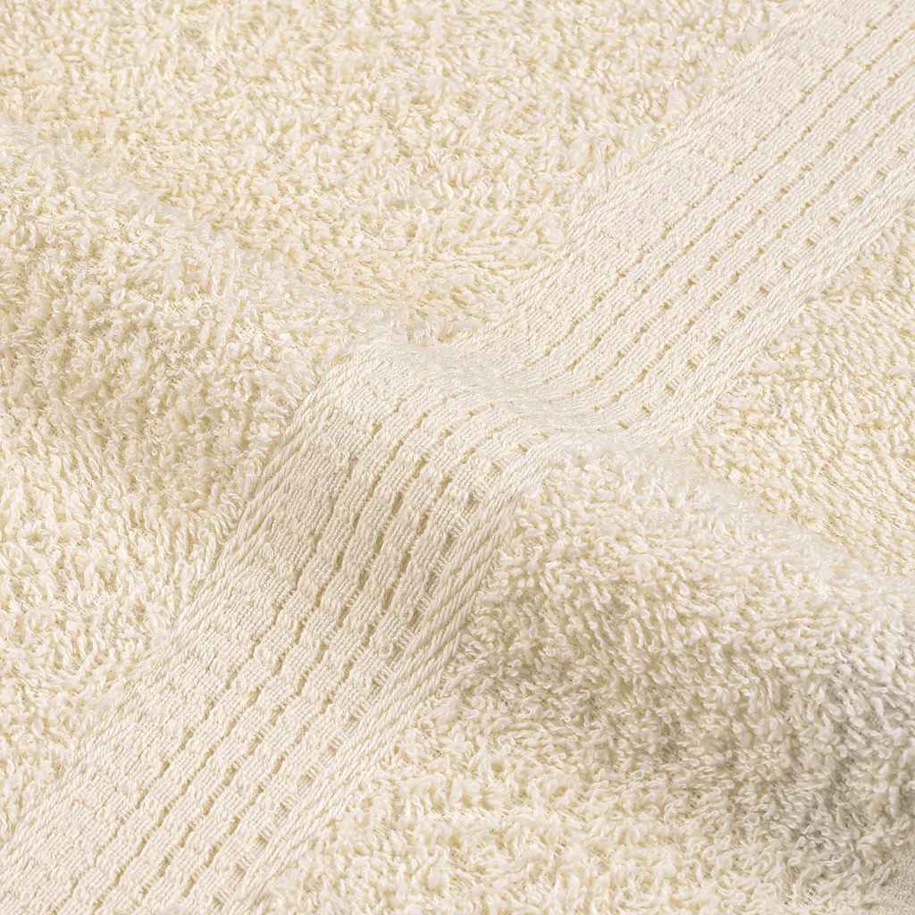 Asciugamani Ospiti 2 pz Crema 30x50 cm 360 g/m² 100% Cotone - homemem39