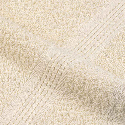 Asciugamani Ospiti 2 pz Crema 30x50 cm 360 g/m² 100% Cotone - homemem39