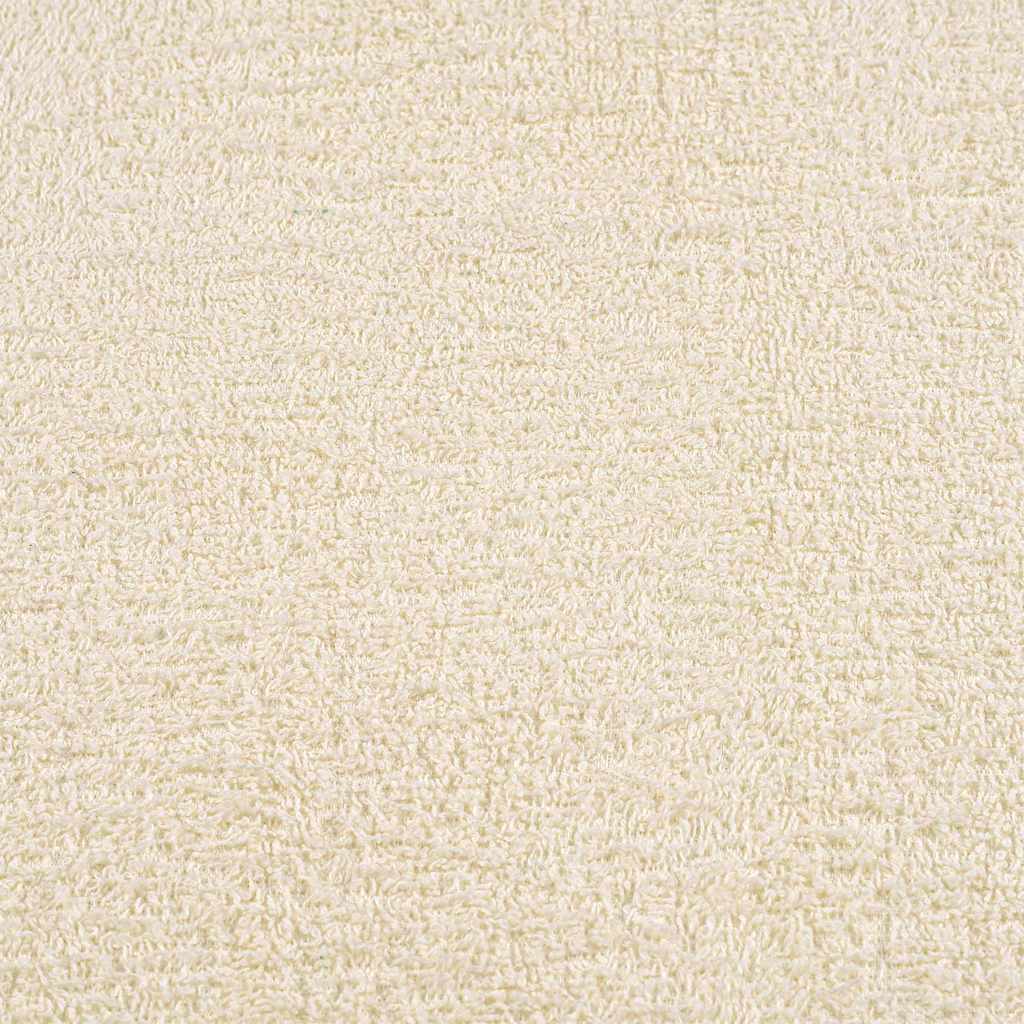 Asciugamani 2 pz Crema 50x100 cm 360 g/m² 100% Cotone