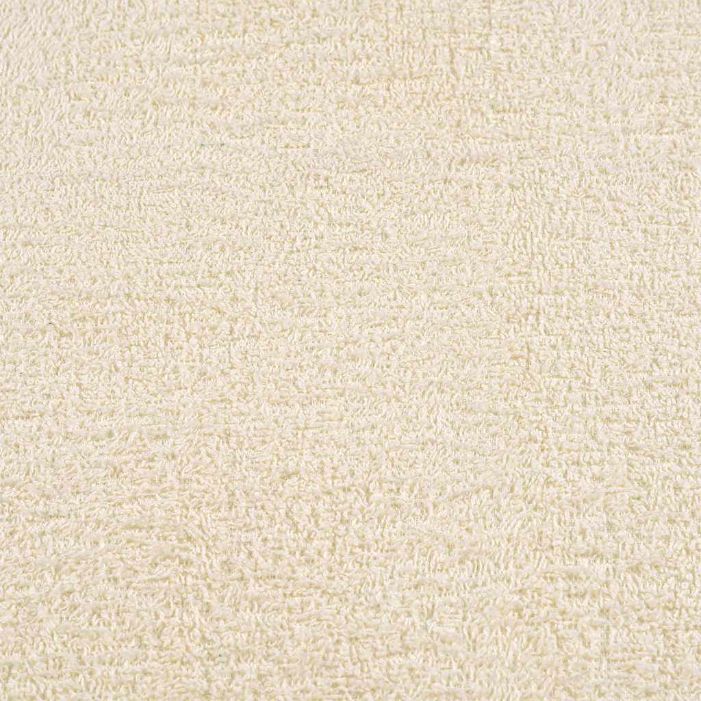 Asciugamani 10 pz Crema 50x100 cm 360 g/m² 100% Cotone - homemem39