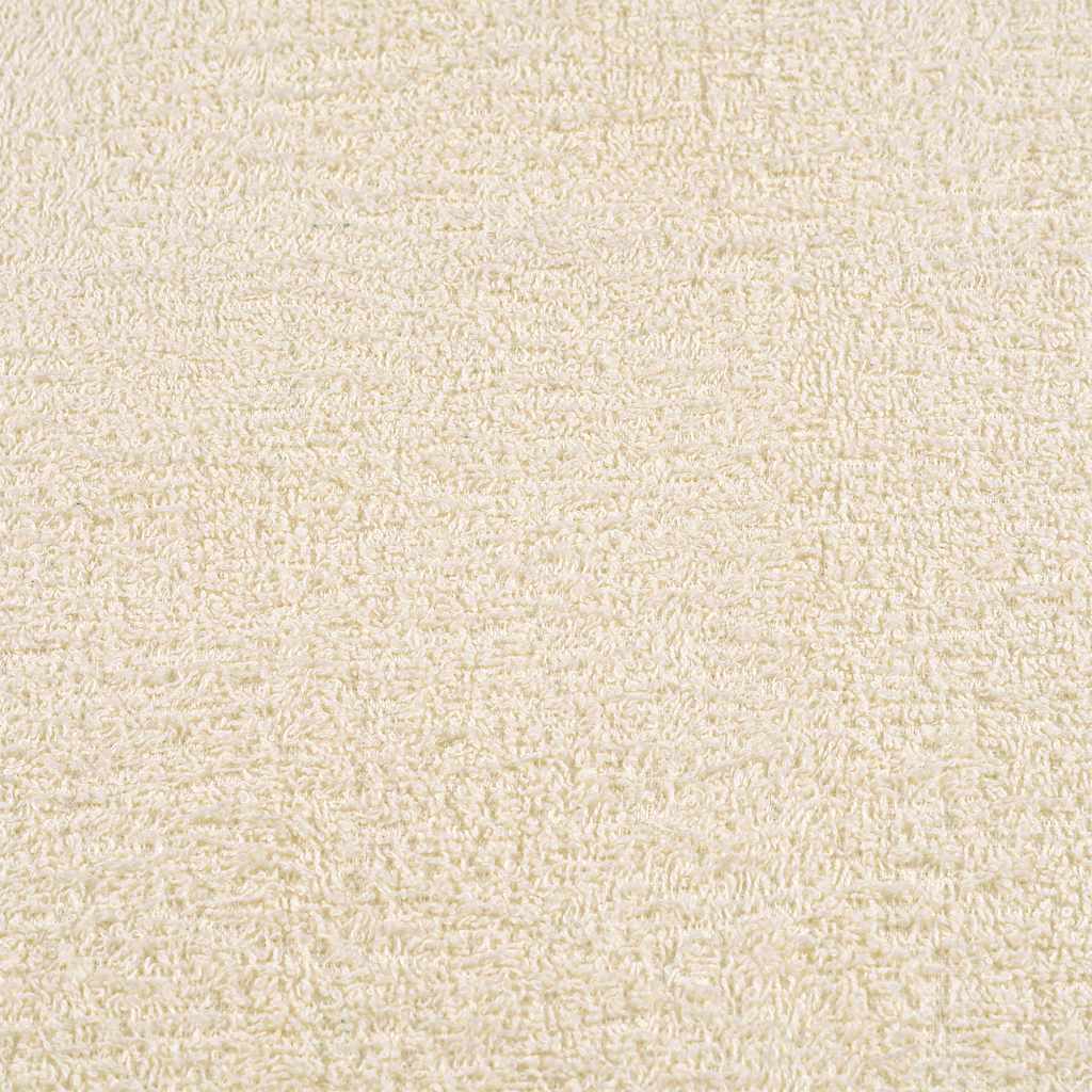 Asciugamani Doccia 4 pz Crema 70x140 cm 360 g/m² 100% Cotone - homemem39