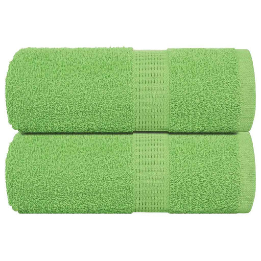 Asciugamani per Sapone 2 pz Verde Mela 30x30 cm 360 g/m² Cotone