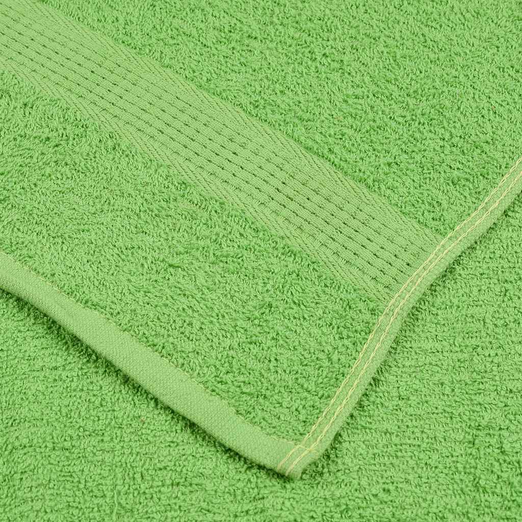 Asciugamani per Sapone 4 pz Verde Mela 30x30 cm 360 g/m² Cotone - homemem39