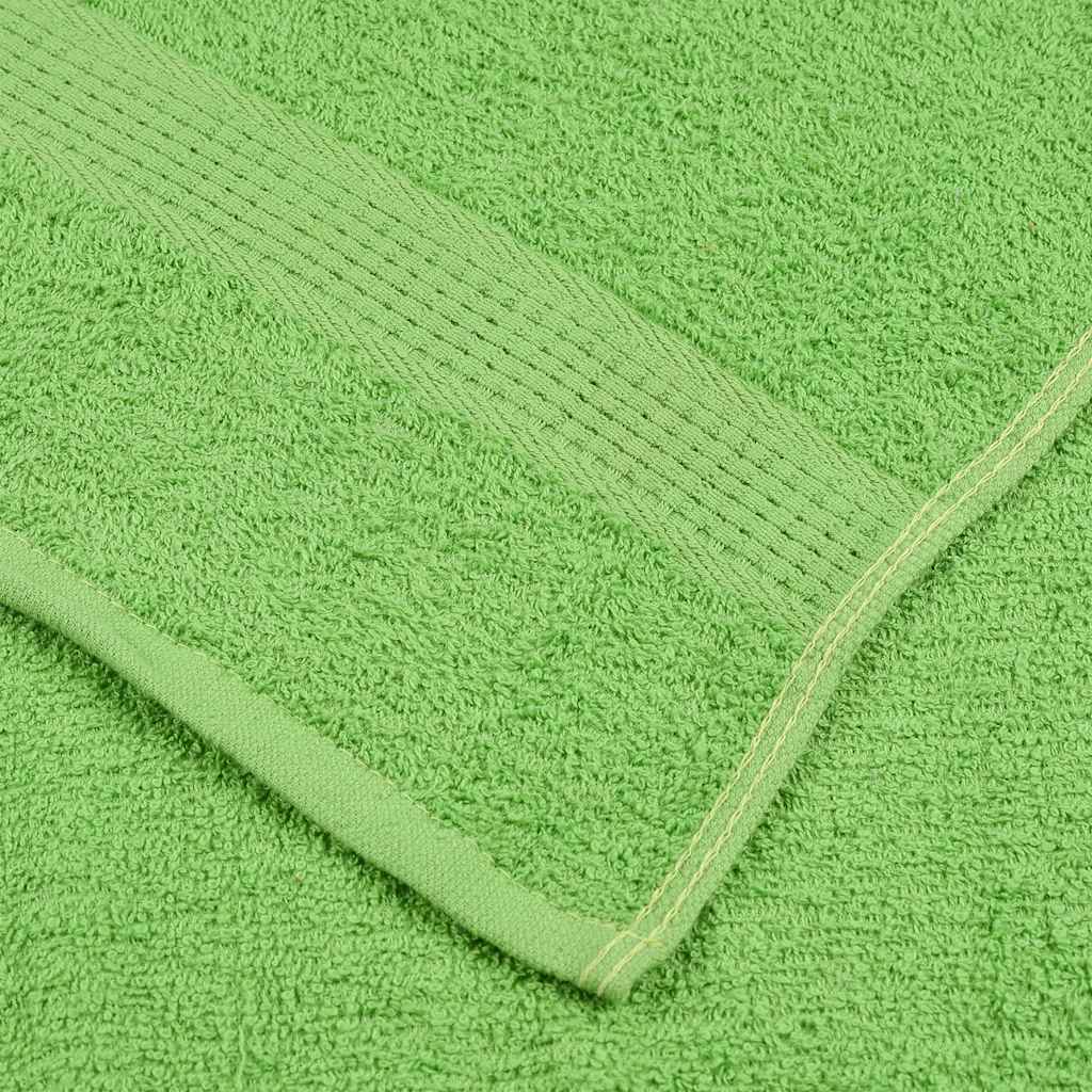 Asciugamani per Sapone 10 pz Verde Mela 30x30cm 360 g/m² Cotone - homemem39