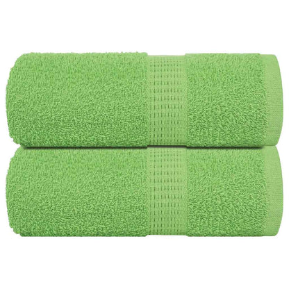 Asciugamani Ospiti 2 pz Verde Mela 30x50 cm 360 g/m² Cotone - homemem39