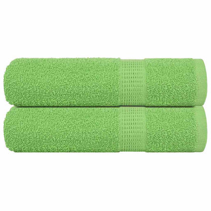 Asciugamani 2 pz Verde Mela 50x100 cm 360 g/m² 100% Cotone - homemem39