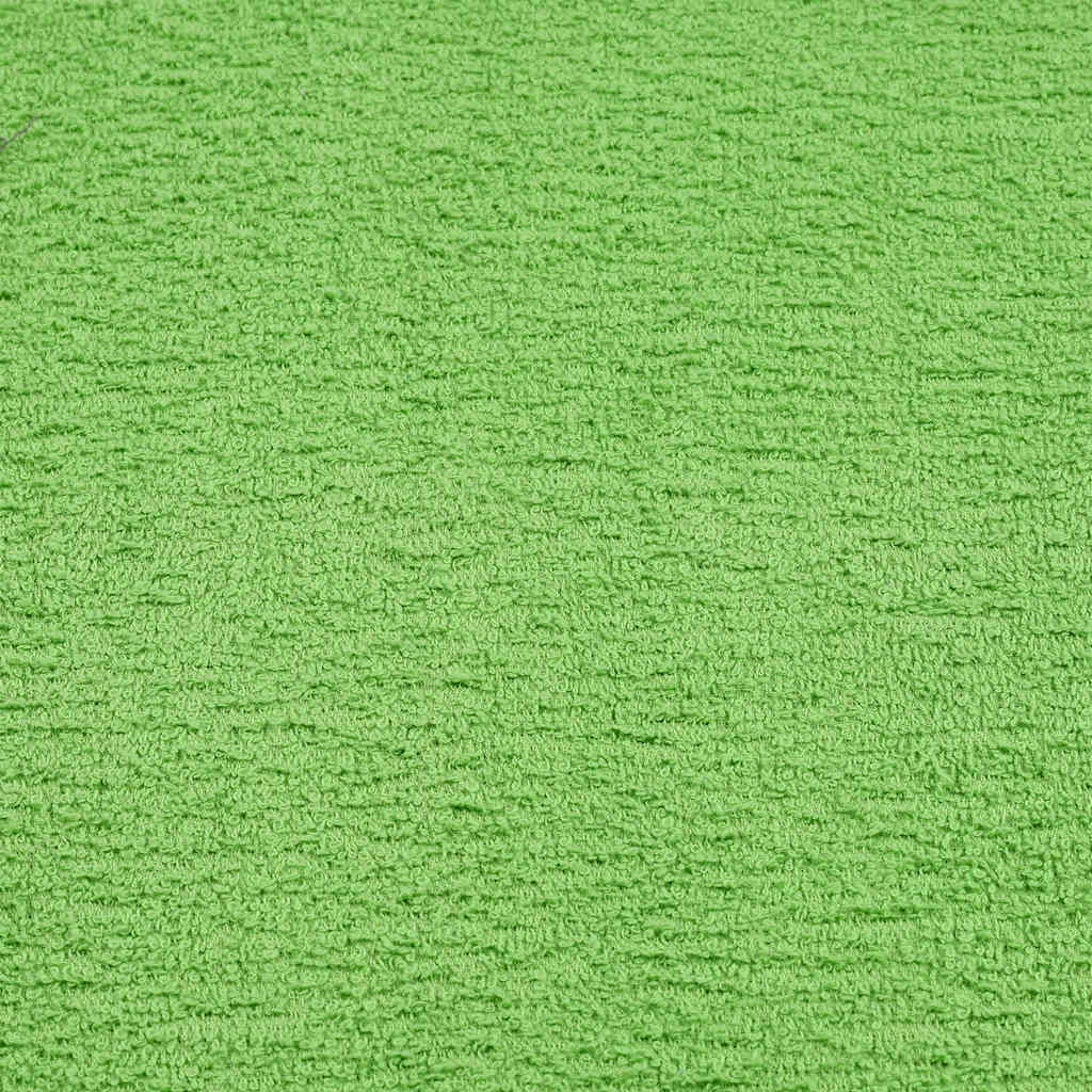 Asciugamani Doccia 10pz Verde Mela 70x140cm 360g/m² 100% Cotone - homemem39