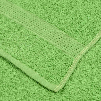 Asciugamani per Sauna 2 pz Verde Mela 80x200 cm 360 g/m² Cotone - homemem39