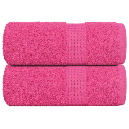 Asciugamani per Sapone 2 pz Rosa 30x30 cm 360 g/m² 100% Cotone - homemem39