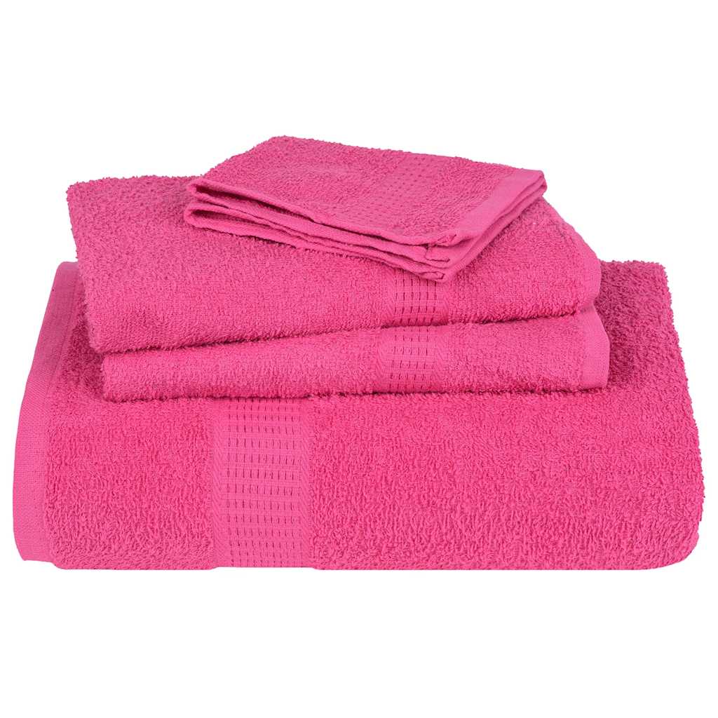 Asciugamani per Sapone 4 pz Rosa 30x30 cm 360 g/m² 100% Cotone - homemem39