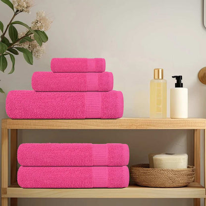 Asciugamani per Sapone 10 pz Rosa 30x30 cm 360 g/m² 100% Cotone - homemem39