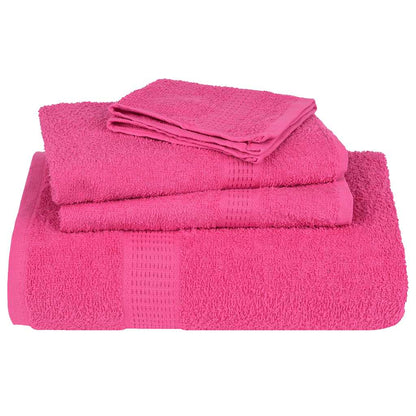 Asciugamani per Sapone 10 pz Rosa 30x30 cm 360 g/m² 100% Cotone - homemem39