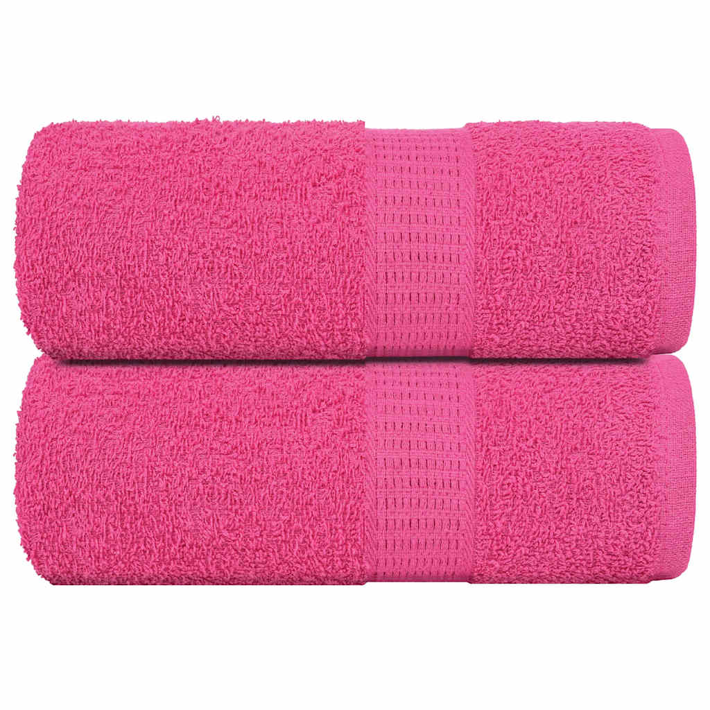 Asciugamani Ospiti 2 pz Rosa 30x50 cm 360 g/m² 100% Cotone - homemem39