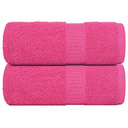 Asciugamani Ospiti 2 pz Rosa 30x50 cm 360 g/m² 100% Cotone - homemem39