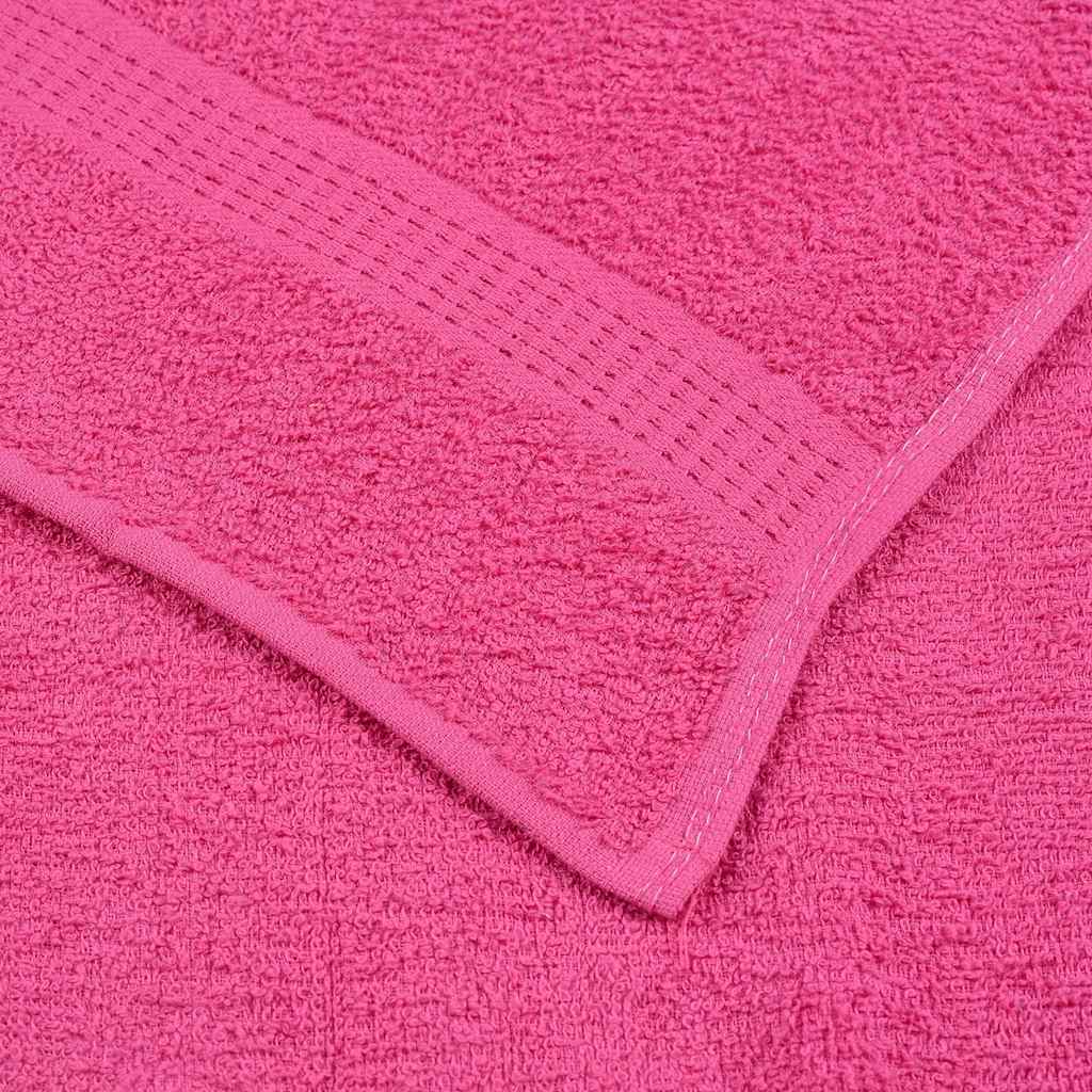 Asciugamani Ospiti 4 pz Rosa 30x50 cm 360 g/m² 100% Cotone - homemem39