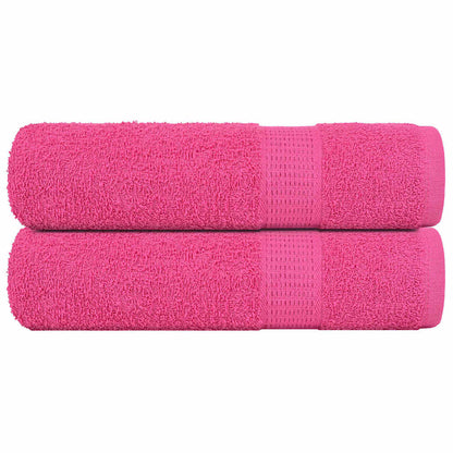 Asciugamani Doccia 2 pz Rosa 70x140 cm 360 g/m² 100% Cotone - homemem39