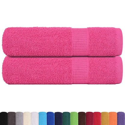 Asciugamani Doccia 2 pz Rosa 70x140 cm 360 g/m² 100% Cotone - homemem39