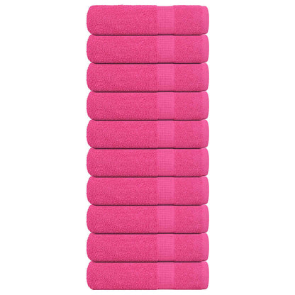 Asciugamani Doccia 10 pz Rosa 70x140 cm 360 g/m² 100% Cotone - homemem39