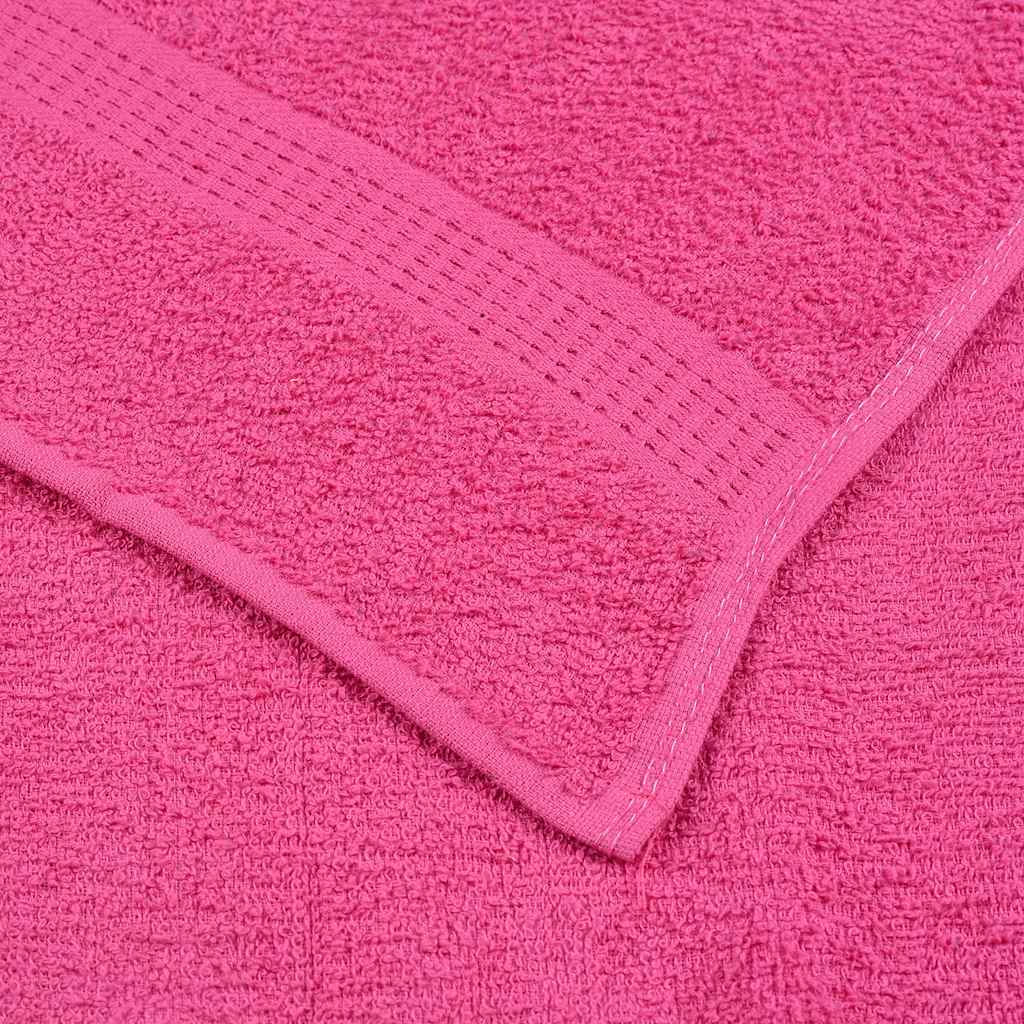 Asciugamani Doccia 10 pz Rosa 70x140 cm 360 g/m² 100% Cotone - homemem39