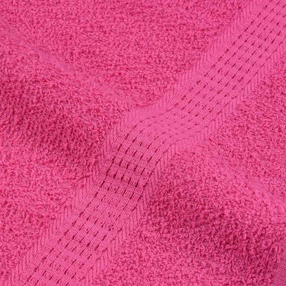 Asciugamani per Sauna 2 pz Rosa 80x200 cm 360 g/m² 100% Cotone - homemem39