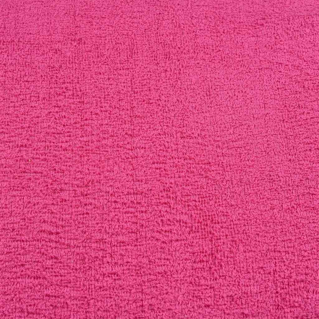 Asciugamani per Sauna 4 pz Rosa 80x200 cm 360 g/m² 100% Cotone - homemem39