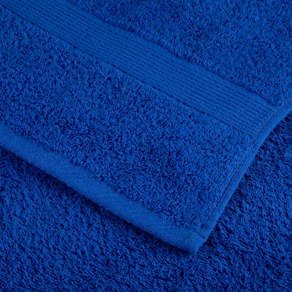 Asciugamani da Bagno SOLUND 10 pz Blu 100x150cm 600gsm - homemem39