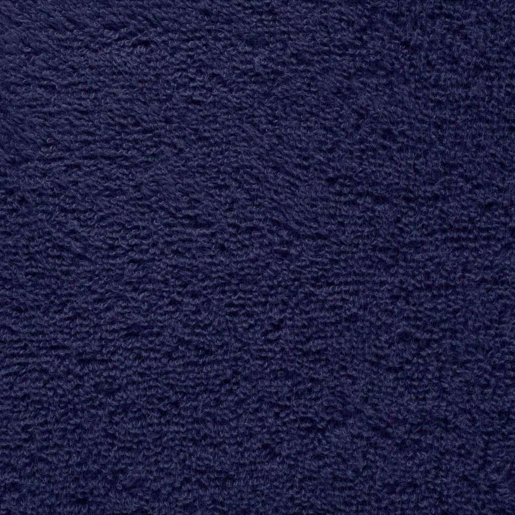 Asciugamani da Bagno SOLUND 2 pz Blu Navy 100x150cm 600gsm - homemem39