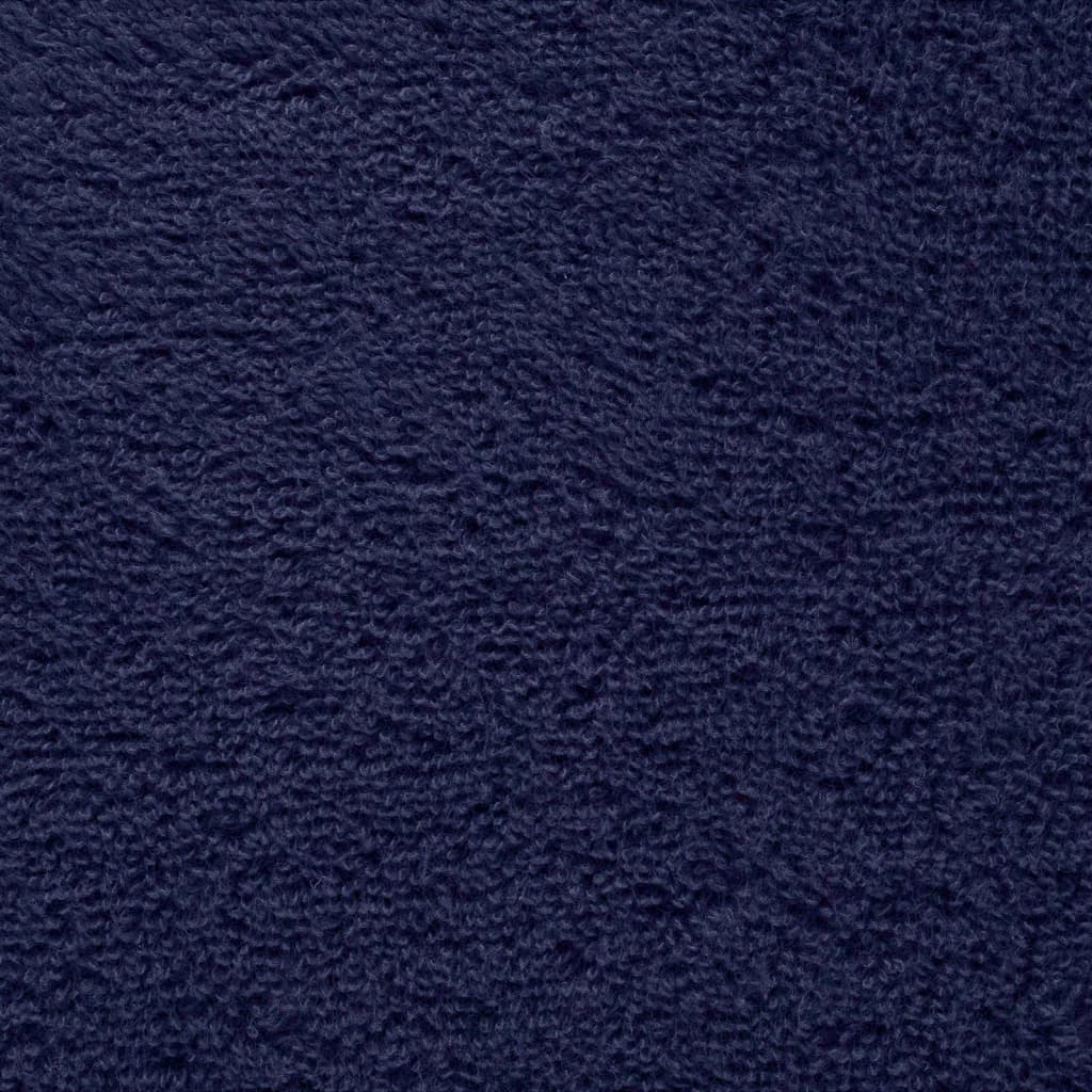 Asciugamani da Bagno SOLUND 4 pz Blu Navy 100x150cm 600gsm - homemem39