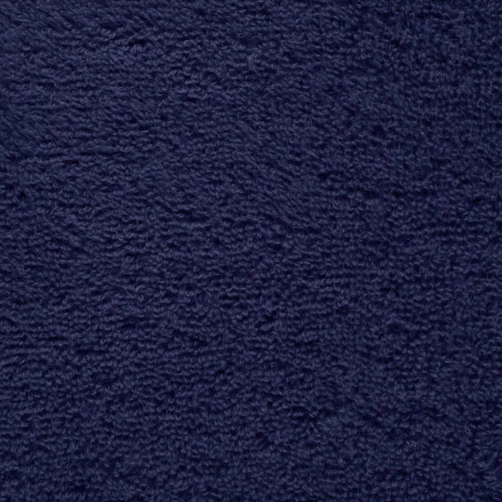 Asciugamani per Sauna SOLUND 2 pz Blu Navy 80x200cm 600gsm - homemem39