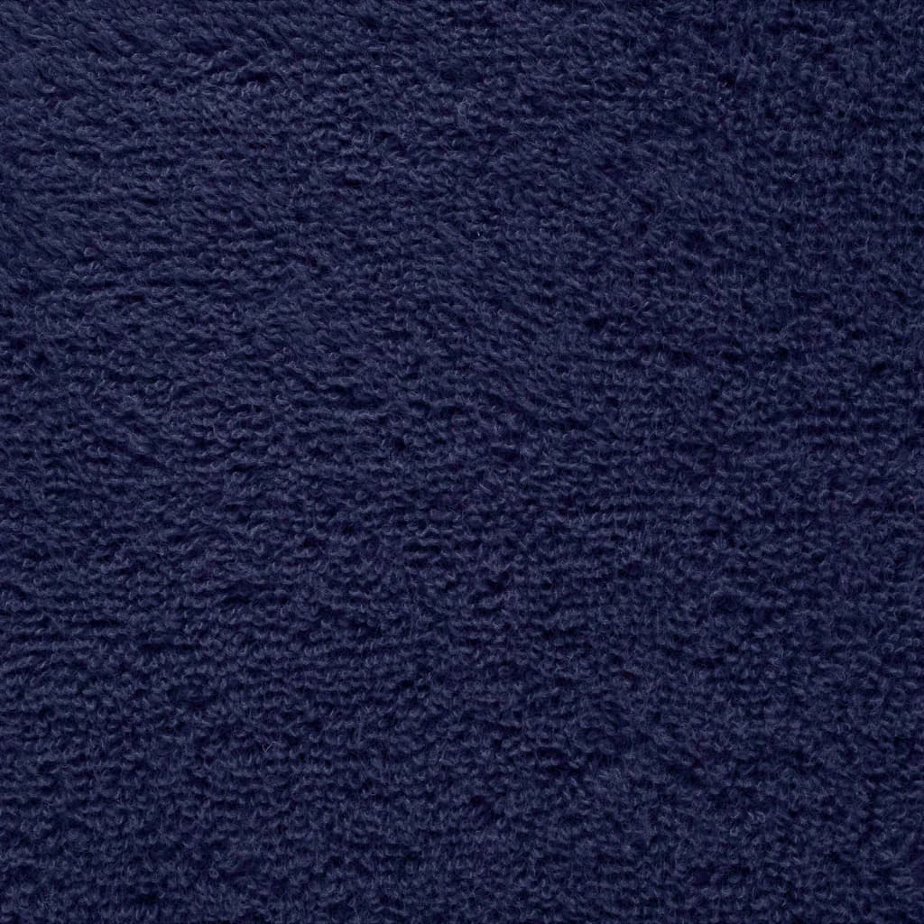 Asciugamani Sauna SOLUND 10 pz Blu Navy 80x200cm 600gsm - homemem39