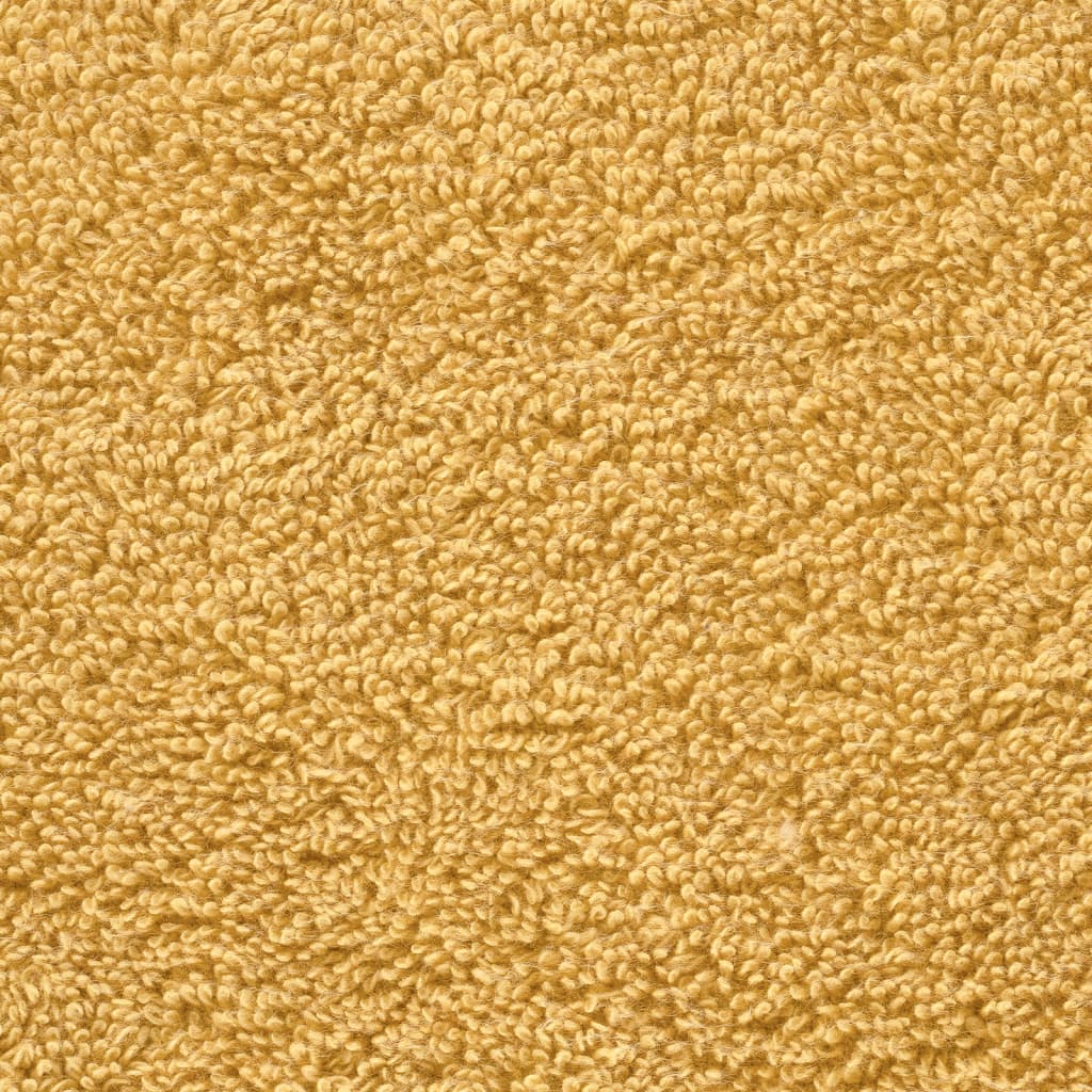 Asciugamani da Bagno SOLUND 10 pz Oro 100x150cm 600gsm - homemem39