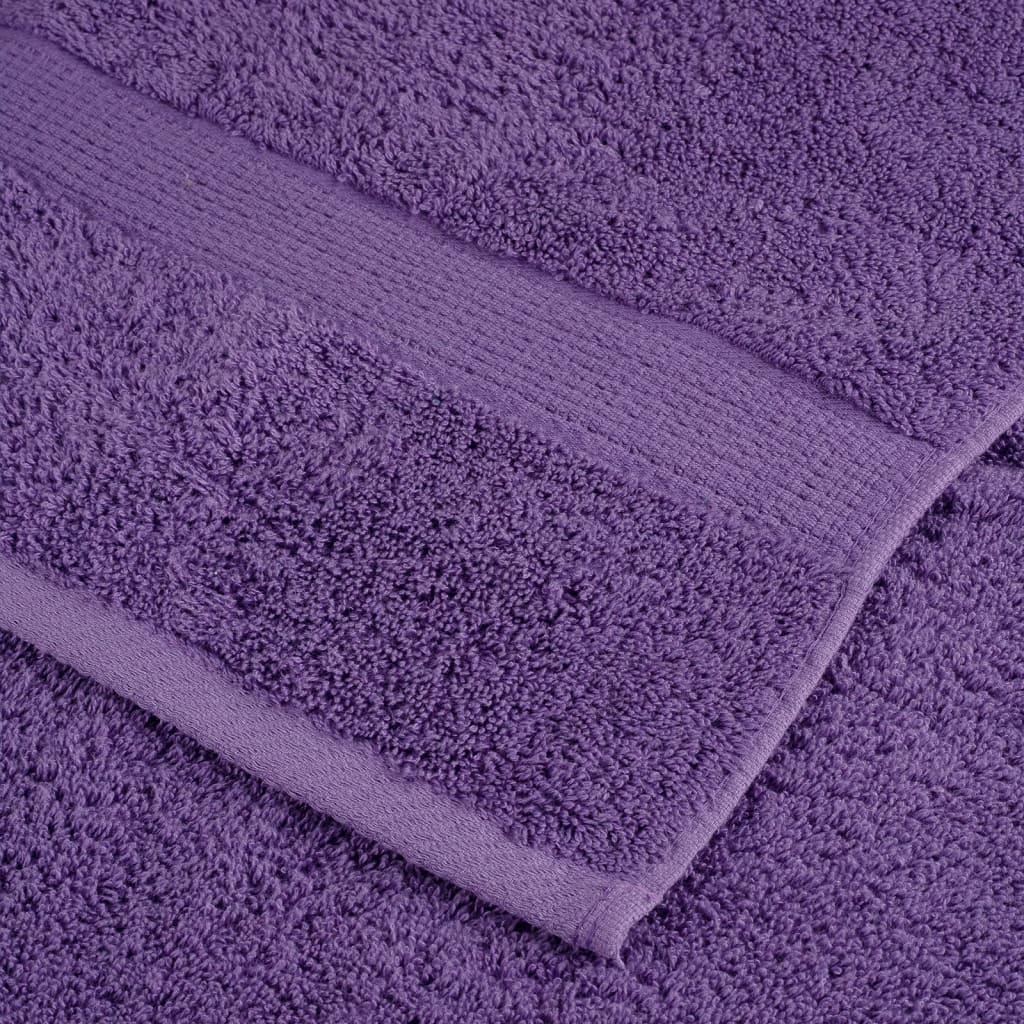 Salviette Premium SOLUND 10 pz Viola 30x30 cm 600 g/m²